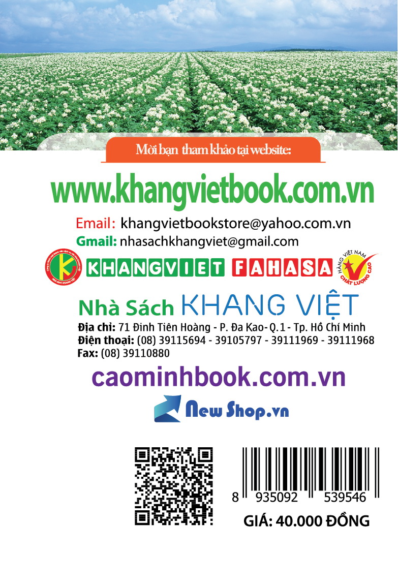 Bìa sau Bí Quyết Thành Công Kĩ Thuật Trồng Khoai Tây Hiệu Quả